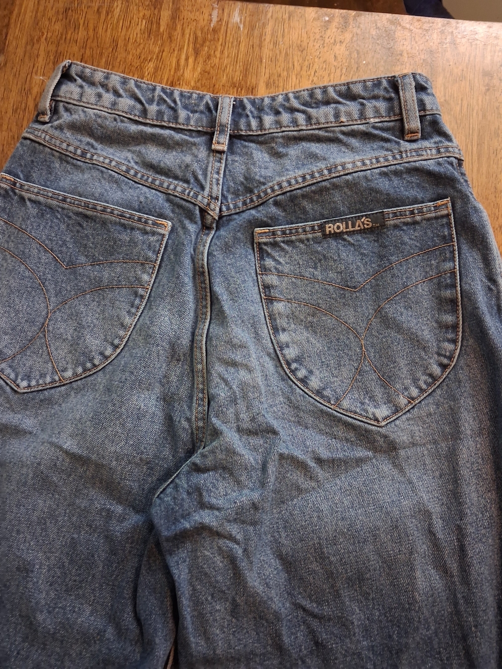 Rolla’s Studio Flare High Waist Jeans Medium Blue Womens Size 26 - Picture 8 of 8